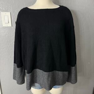 Vince Camuto Plus Size Colorblocked Crewneck Sweater 92524209